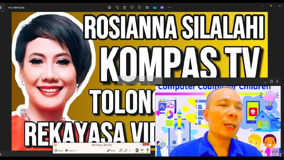 Rismon Sianipar sebut nama presenter Rosianna Silalahi