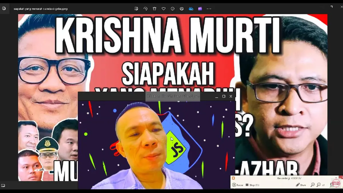 Rismon Sianipar Desak Sosok Ini Minta Maaf Terkait Dugaan Rekayasa CCTV Kasus Jessica Wongso, Siapa?