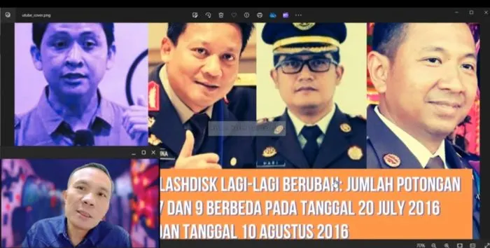 Rismon Sianipar ungkap Flashdisk Barang Bukti Kasus Jessica Wongso