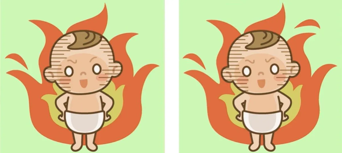 Tes IQ: Temukan 3 Perbedaan dari Gambar Bayi Ini