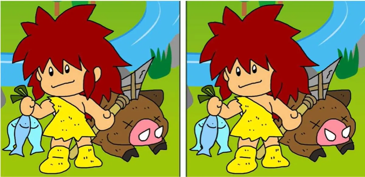 Dapatkah Kamu Menemukan 3 Perbedaan di Gambar Manusia Purba dalam Waktu 12 detik? Buktikan Kemahiranmu!