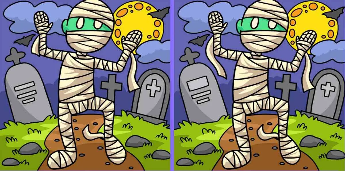 Tes IQ: Temukan 3 Perbedaan di Gambar Mumi dan Buktikan Kemampuan Observasimu