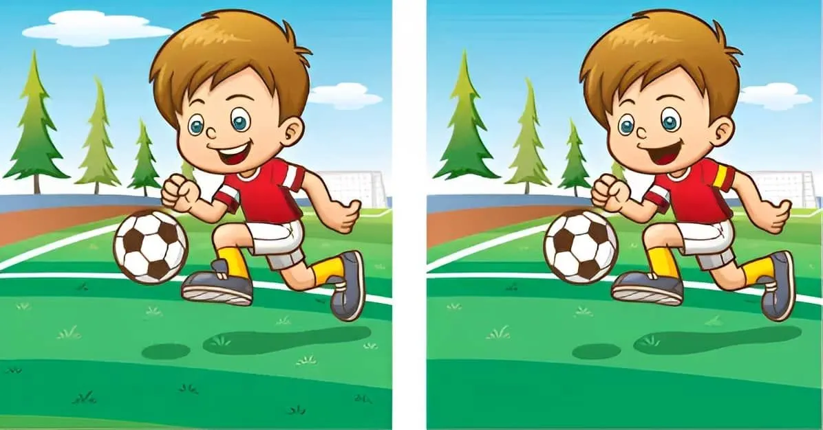 Tes IQ: Asah Analisamu dengan Temukan 6 Perbedaan di Gambar Anak Bermain Bola dalam Waktu 23 Detik