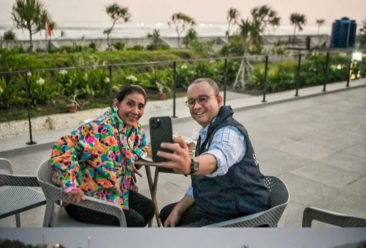 Anies Baswedan dan Susi Pudjiastuti