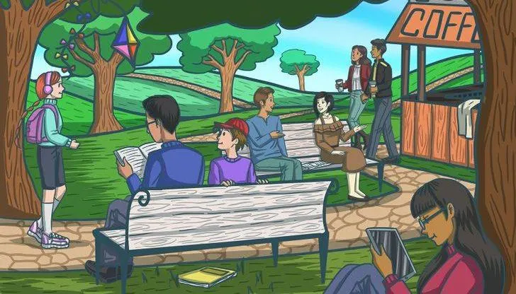 Tes IQ: Temukan Koran Tersembunyi di Taman Dalam Waktu 5 Detik