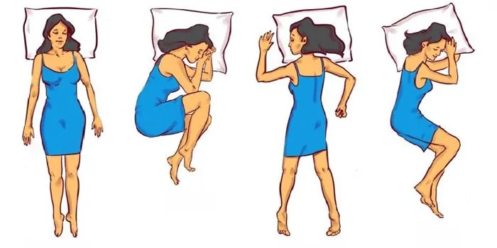Ilustrasi tes kepribadian lewat posisi tidur