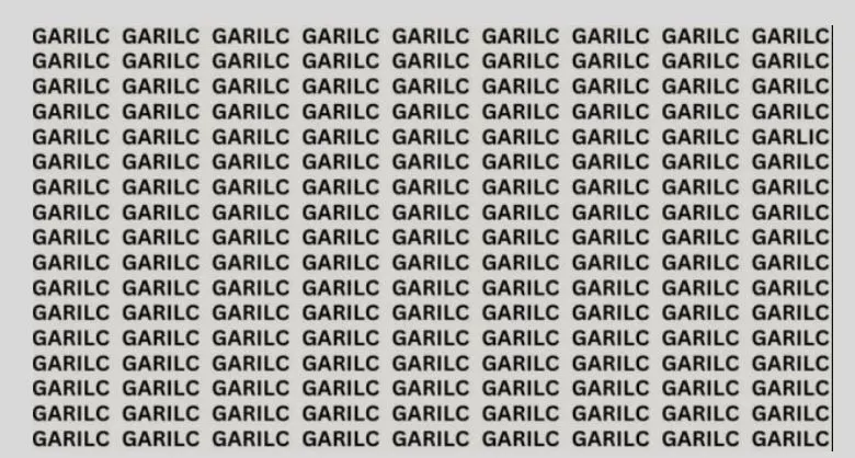 Tes Penglihatan: Temukan Kata Garlic di Antara Kata Garilc untuk Uji Ketelitianmu dalam Waktu 10 Detik