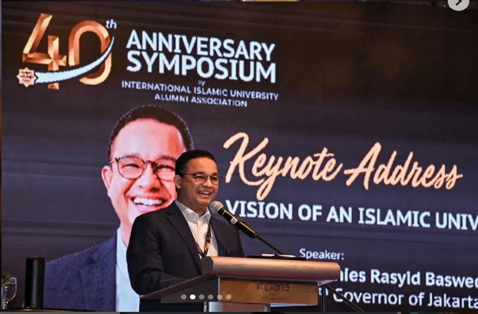Anies Baswedan hadir di Acara 40th Anniversary Symposium, Kuala Lumpur Malaysia