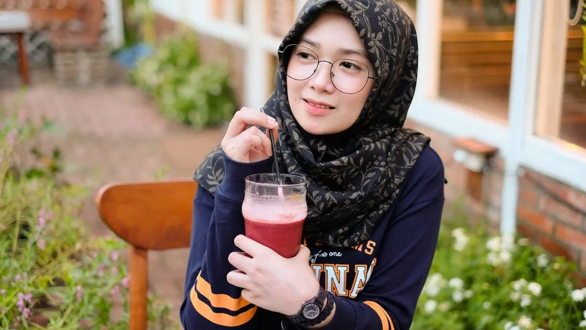 Ilustrasi wanita cantik.