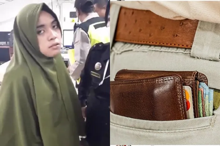 Pencopet wanita yang ditangkap di Masjid Al Jabbar.