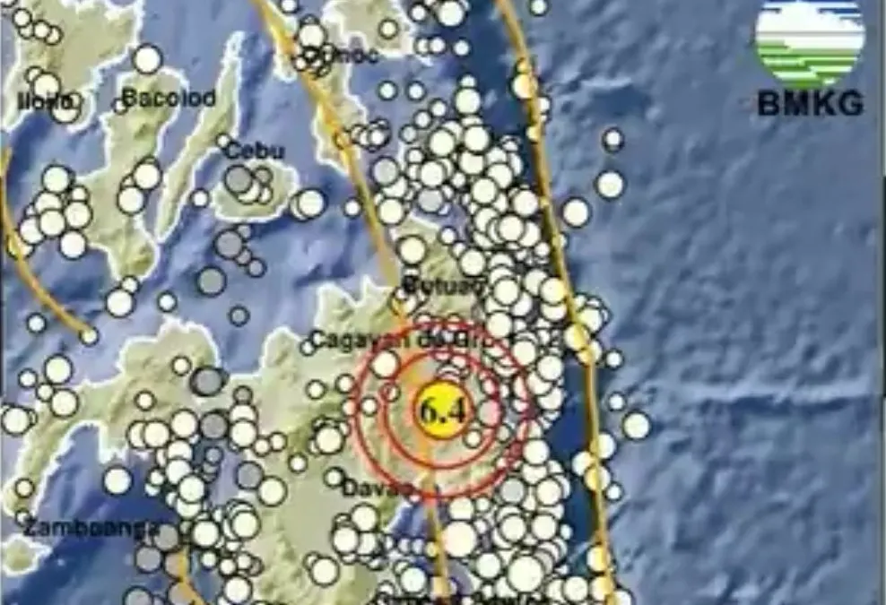Ada gempa bumi di Melonguane, Sulawesi Utara