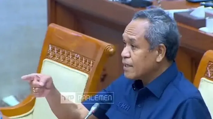 Benny K Harman di Rapat Komisi III DPR RI