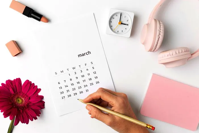 Ilustrasi kalender Maret 2023. Selain ada tanggal merah dan hari besar, simak inilah daftar tanggal penting di bulan Maret 2023 ada Hari Raya Nyepi 2023.