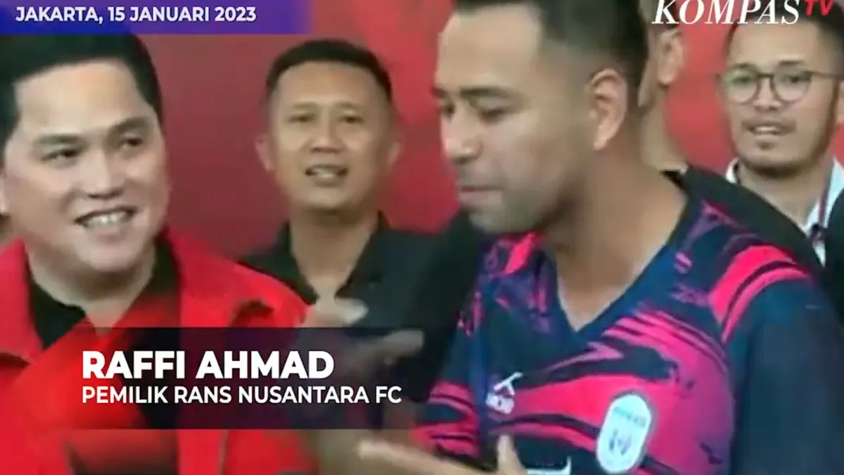 Raffi Ahmad Dukung Erick Thohir Jadi Ketua PSSI, Ungkap Bisa Benahi Sepak Bola dan Bernyali Besar