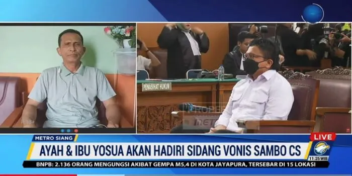 Siap Hadiri Sidang Vonis Ferdy Sambo, Ayah Brigadir J: Kita Persiapkan Mental Ataupun Hati