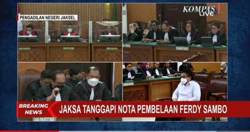 Lengkap Nih, Tanggapan Jaksa atas Pleidoi Ferdy Sambo, Kuat Maruf dan Ricky Rizal: Gak Berdasarkan Fakta