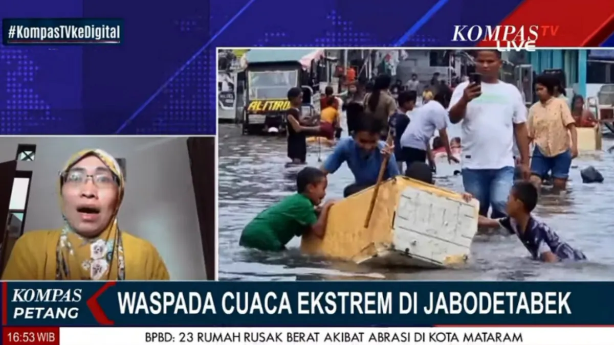 Lampu Merah Perubahan Cuaca Ekstrem Wilayah Jabodetabek, Potensi Hujan, Badai Dahsyat hingga Banjir Rob