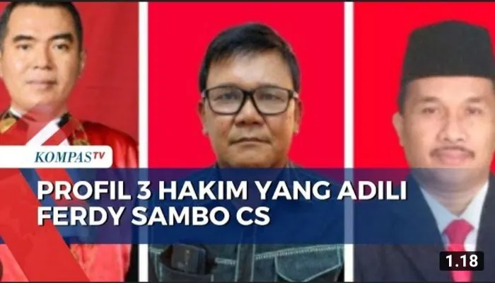 Jadi Idola Baru Masyarakat Indonesia, Inilah Profil 3 Hakim yang Kompak Vonis Hukuman Mati kepada Ferdy Sambo