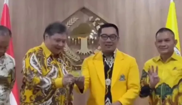 Ridwan Kamil Jadi Waketum Bidang Penggalangan Pemilih, Airlangga: Saya Sudah Ngerti Cara Kerjanya Kang Emil