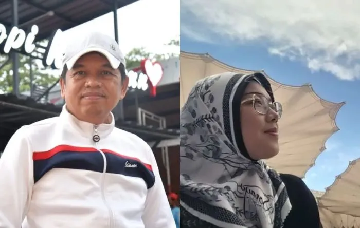 Potret Dedi Mulyadi dan Anne Ratna Mustika.