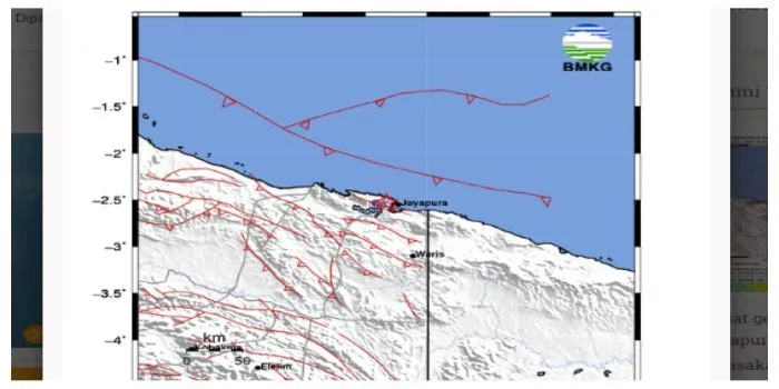 Kota Jayapura Kembali Diguncang Gempa Bumi sejak Dini Hari, Titik Pusat Gempa Berdekatan