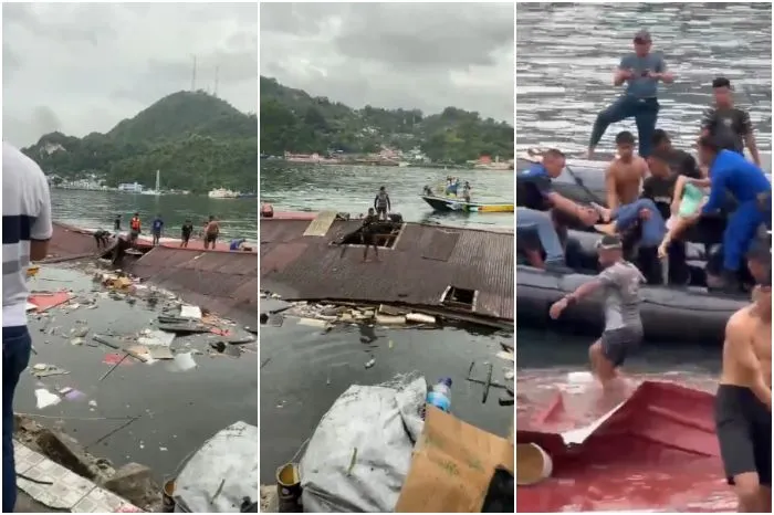 Dampak Gempa M5.4 Jayapura, Restoran Nyemplung Ke Laut