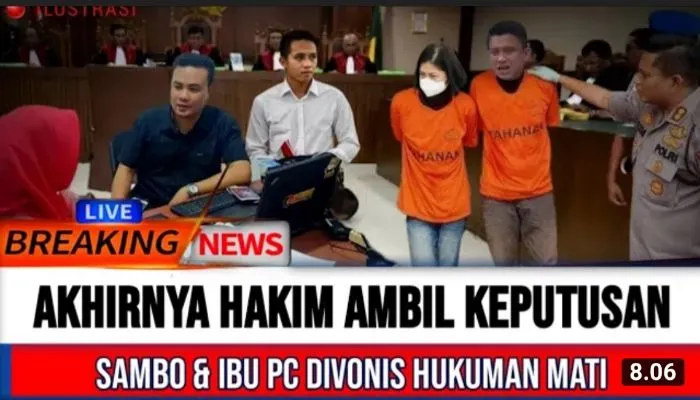 Geger! Ferdy Sambo dan Putri Candrawathi Akhirnya Divonis Hukuman Mati oleh Hakim, Benarkah Faktanya?