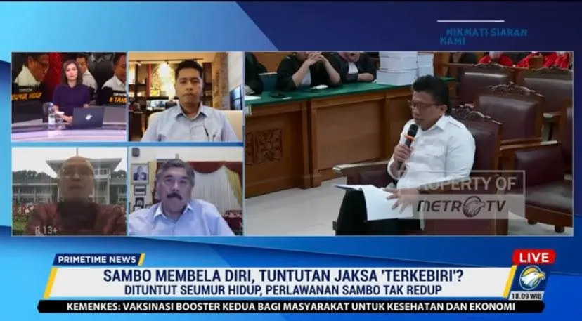Ferdy Sambo Masih Kekeh Tak Lakukan Rencana Pembunuhan Saat Pledoi, Pakar Hukum Pidana: Dia Ngeyel!
