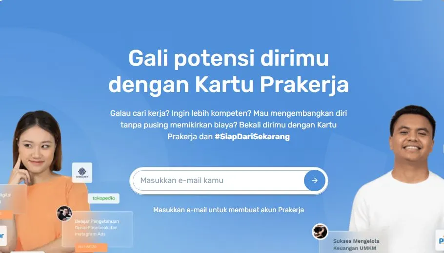 Kabar Gembira! Penerima PKH dan BSU Sekarang Bisa Jadi Peserta Kartu Prakerja