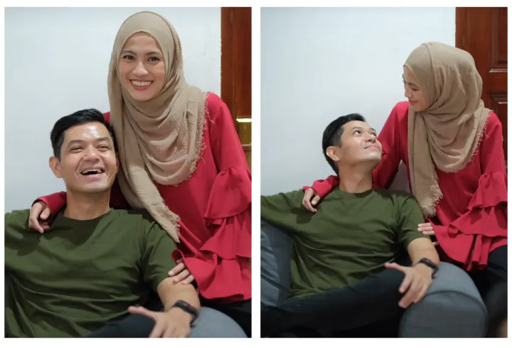 Potret mesra Dude Harlino dan Alyssa Soebandono.