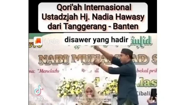 Ustadz Hilmi Firdauzi Ikut Mengecam Tindakan Penyawer Qoriah, Sang Qoriah Sampai ikut Klarifikasi di Unggahan Tersebut!