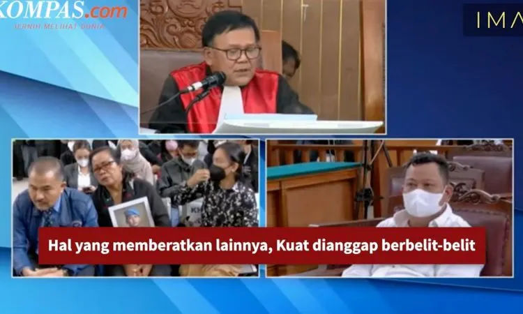 Dianggap Tidak Sopan, Hakim Beratkan Hukuman Kuat Maruf 15 Tahun Penjara