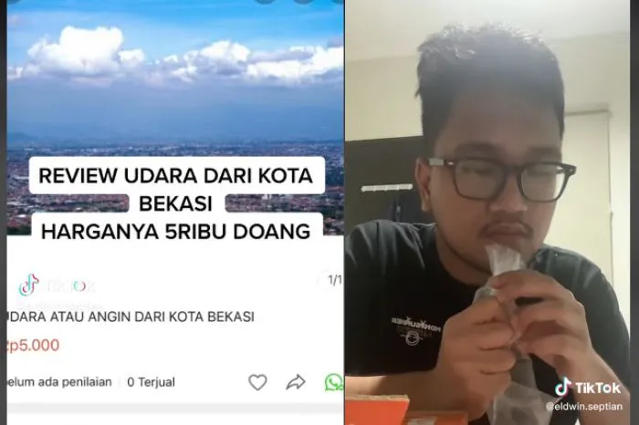 Viral! Pria Beli Udara dari Kota Bekasi Seharga Rp 5 Ribu, Penasaran Gimana Rasanya?