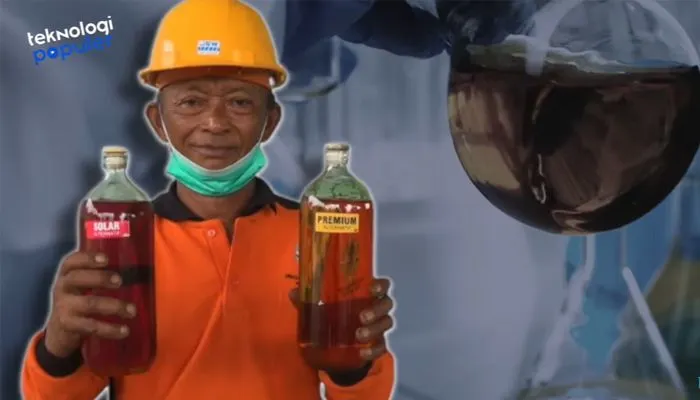 Profesor BBM! Kakek Jenius Ciptakan Mesin Pembuat BBM dari Limbah Plastik