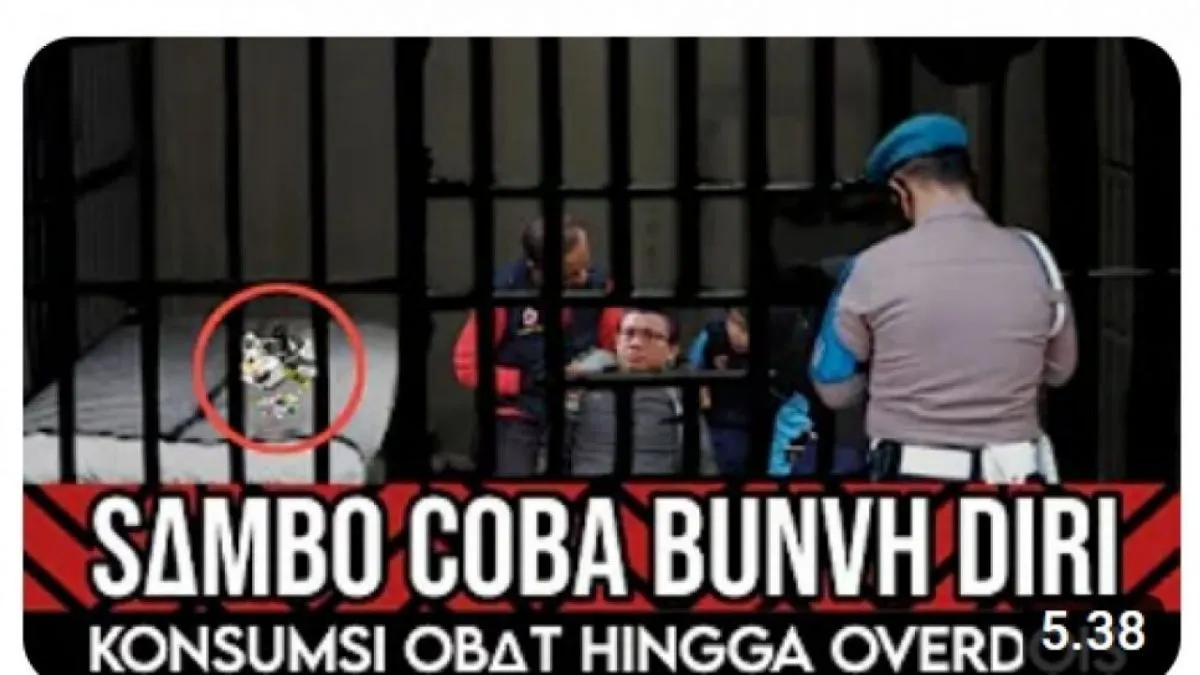 Tangkapan layar video Ferdy Sambo di kanal Warta Informasi