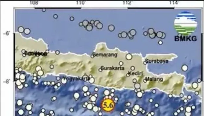 Pacitan Jawa Timur Diguncang Gempa Bumi Magnitudo 5.6, BMKG: Tidak Berpotensi Tsunami