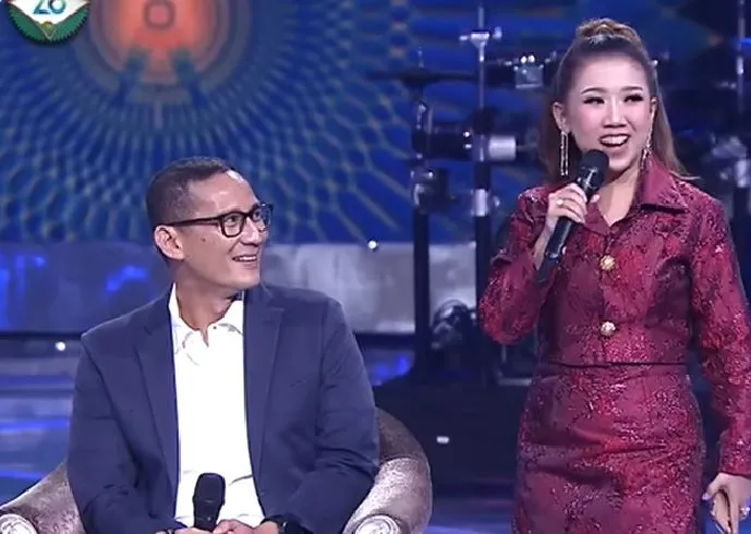 Ngakak! Sandiaga Uno Di Roasting Komika Kiky Saputri karena Hobi Lari Bikin Kocak