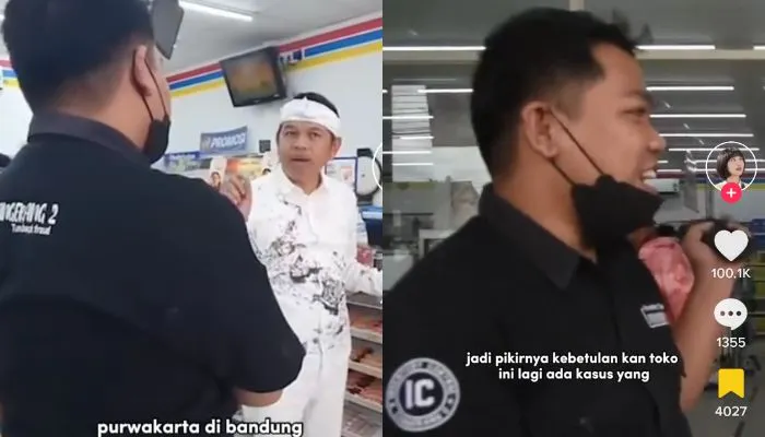 Kang Dedi Mulyadi malah kena semprot pihak toko Indomaret saat akan membelanjakan dua anak kecil jajan di toko tersebut.