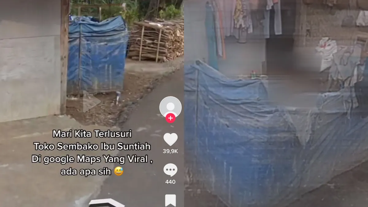 Warganet TikTok sedang dihebohkan dengan video viral bertajuk toko sembako Ibu Suntiah.