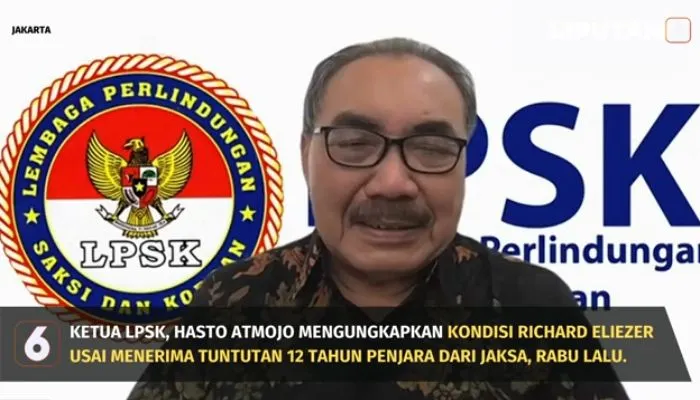 Mengejutkan! Ketua LPSK Beberkan Kondisi Terkini Richard Eliezer usai Tuntutan JPU: Shock, Datangkan Psikolog