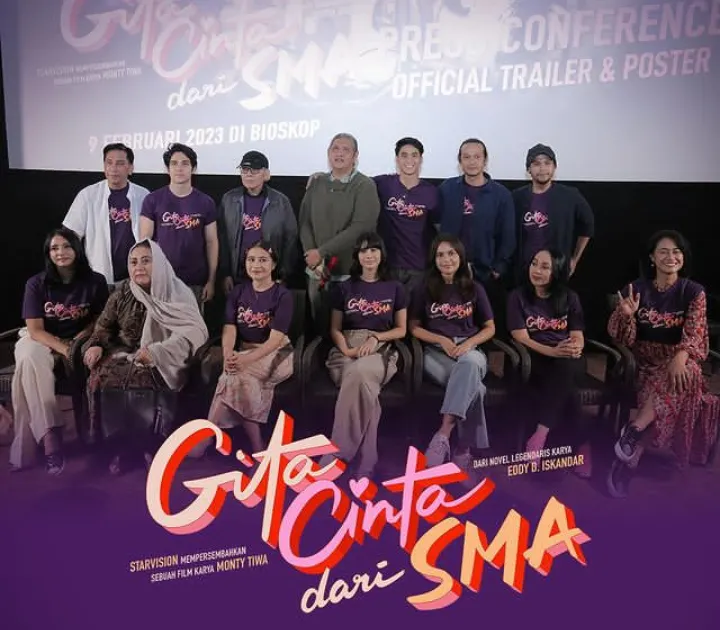 Akan Tayang Perdana di Bioskop pada Februari 2023, Remake Film Gita Cinta dari SMA Gandeng Aktor Dwi Sasono