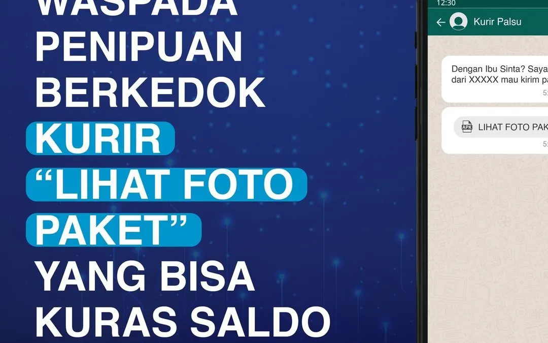 WASPADA! Penipuan Berkedok Kurir Lihat Foto Paket yang Bisa Kuras Saldo Rekening!