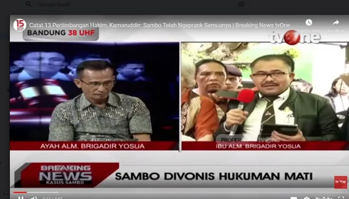 13 Pertimbangan Hakim Vonis Mati Ferdy Sambo, Kamaruddin Simanjuntak: Sambo Ngeprank Semua!