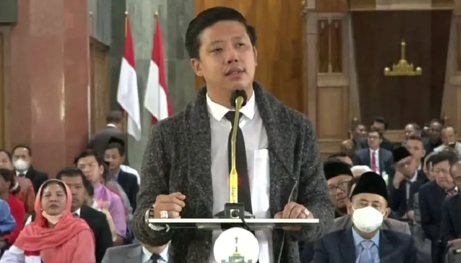 Dalam pidatonya, Pablo Benua menyinggung soal ratusan rekening Panji Gumilang yang dibekukan oleh PPATK.