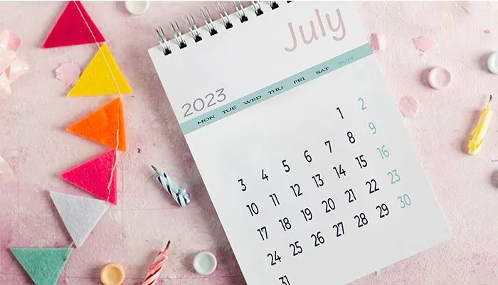 Kalender bulan Juli