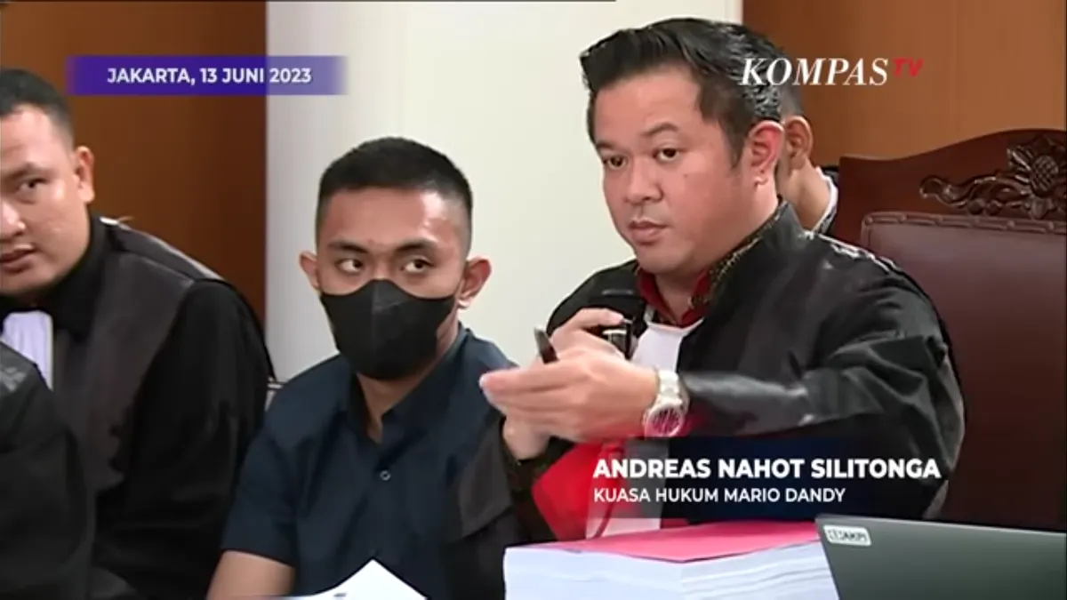 Mario Dandy dan Pengacaranya, Andreas Nahot Silitonga