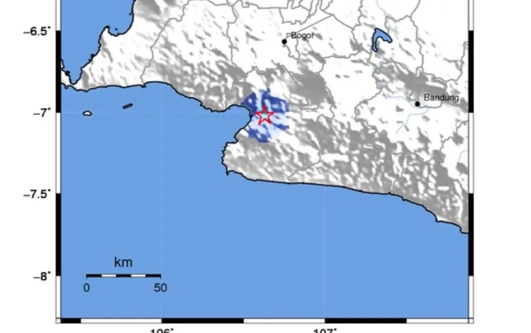 Illustrasi. Gempa Bumi Sukabumi