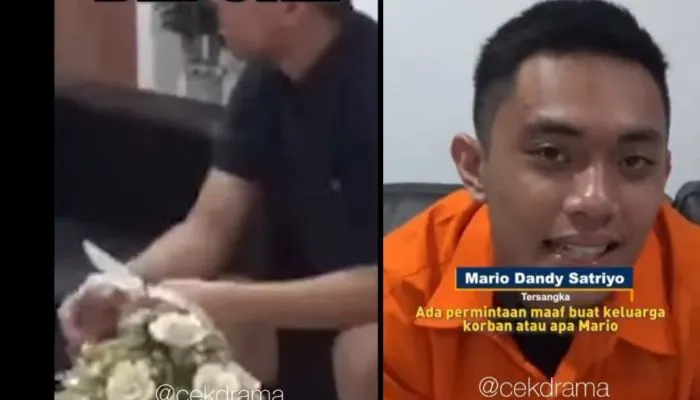 Penampakan Mario Dandy meminta maaf dan bongkar pasang Kabel Ties sebagai borgolnya