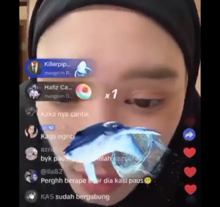 Setelah sebelumnya melepas cadar, Inara Rusli kembali disorot warganet usai mendapat hadiah atau gift Ikan Paus saat live di aplikasi TikTok.