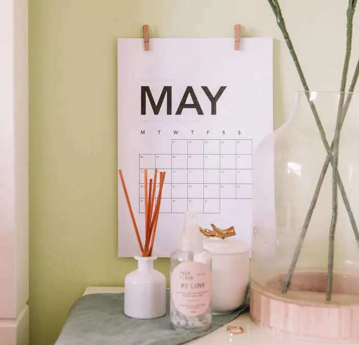 Ilustrasi kalender tanggal 6 Mei 2023 